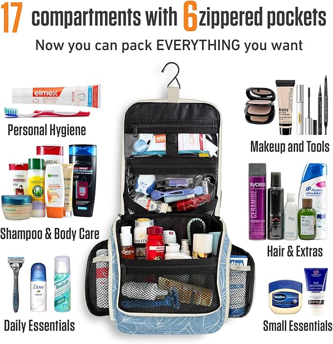 VENTURE 4TH Hanging Travel Toiletry Bag - Image 3