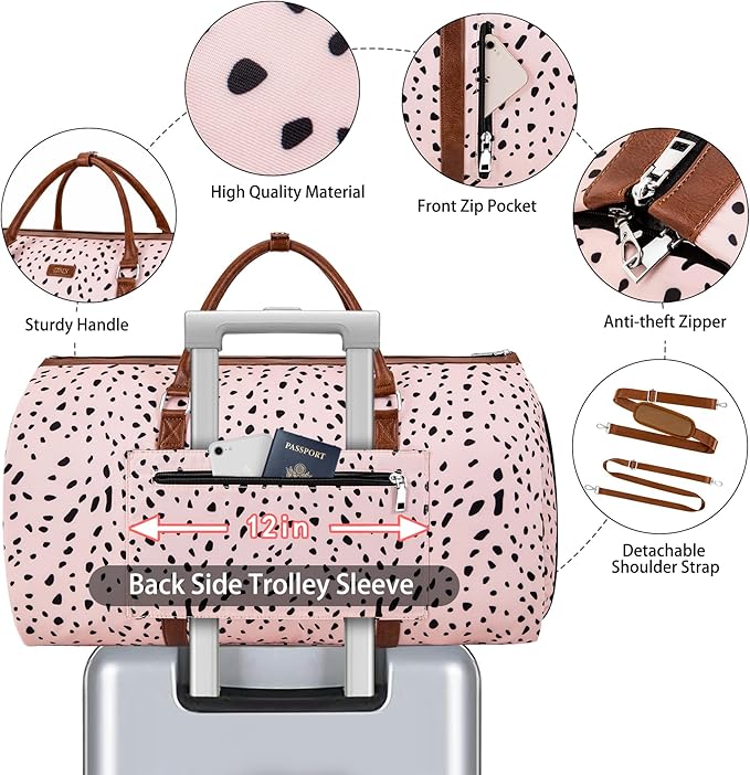 Convertible Garment Duffel Bag for Travel - Image 4