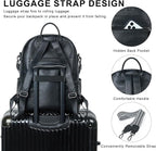 Backpack Purse for Women Laptop Backpack, Leather Travel Backpack Shoulder Bag - Image 7