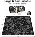 Graffiti Picnic Blanket, Outdoor Blanket, Beach Blanket, Washable Foldable - Image 3