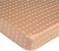 Crane Baby Crib Sheet, Copper Dash Neutral Crib Sheets & Toddler Sheets by CraneBaby