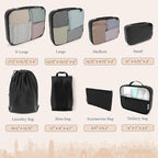 Shacke Premium 8 Packing Cubes Set - Image 4