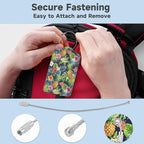 Tropical Pineapples Luggage Tags - Image 3