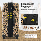 Merax Luggage Sets 3 Piece, Hardside Expandable Suitcase Set - Image 3