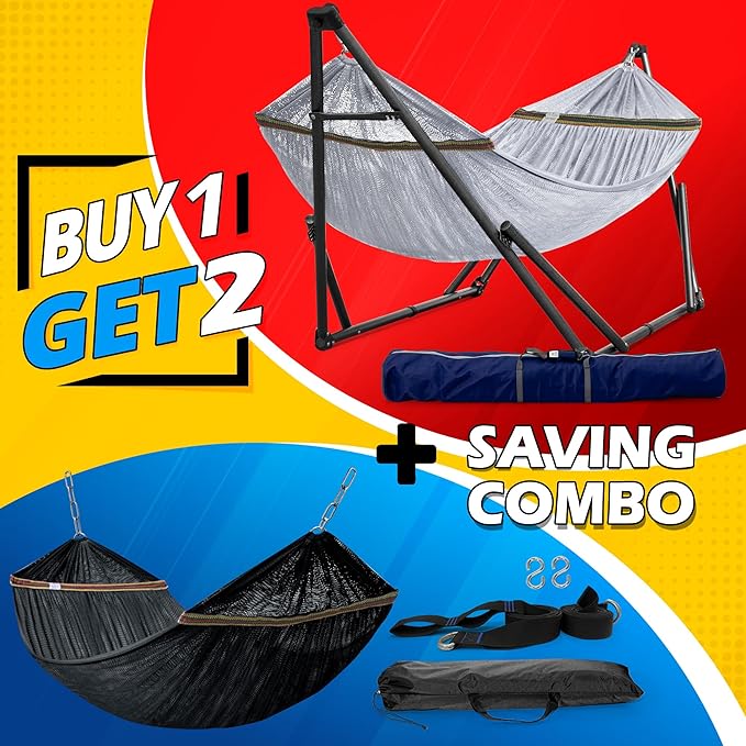 Tranquillo Combo x2 Hammocks - Image 2