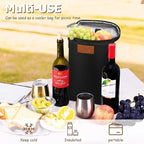 Tirrinia 2 Bottle Leakproof Insulated Wine Tote Carrier Bag - Image 5