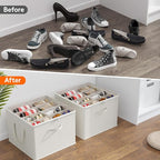 Lifewit Shoe Storage Organizer for Closet, Fits 12-16 Pairs, Large Shoe Box - Image 7