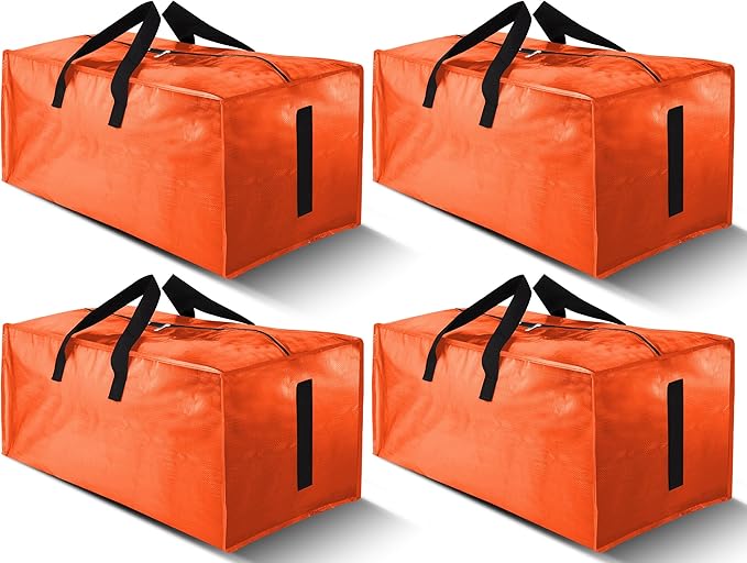 4 Pack Large Strong Moving Bags by HOMESURE