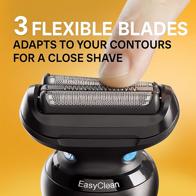 Braun Electric Shaver for Men, Series 5 5120s, Wet & Dry Shave, Turbo Shaving - Image 6