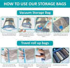 35 Pack Space Saver Bags Compression Storage Bags - Image 6