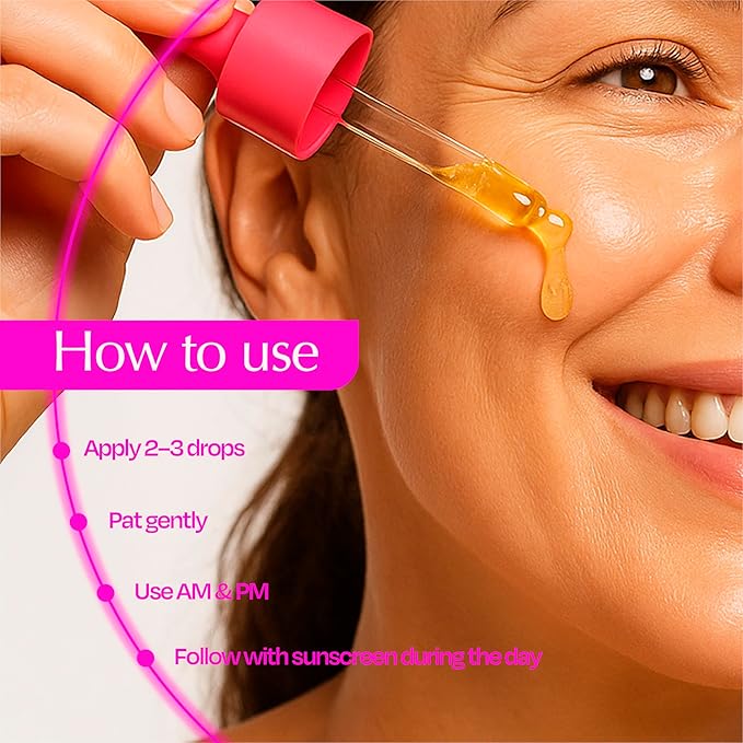 The Honey Code Bee Venom Serum - Hydrating & Firming face - No Parabens or Sulfates - 30ml 1Fl.oz - Squalane, Hyaluronic Acid, Vitamin C Skin Care Formula 0.5% Real Bee Venom