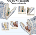 Narwey Hanging Toiletry Bag for Women Travel Makeup Bag Organizer Toiletries - Image 3