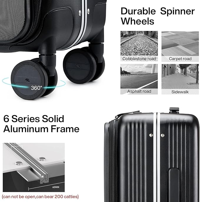 Hanke Grace Hard Shell Suitcases - Image 4
