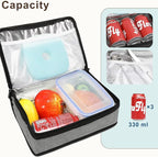 FlowFly Small Insulated Lunch box Portable Soft Bag Mini Cooler Thermal Meal - Image 5