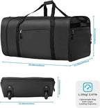 Finnhomy 100L Foldable Rolling Duffel Bag - Image 2