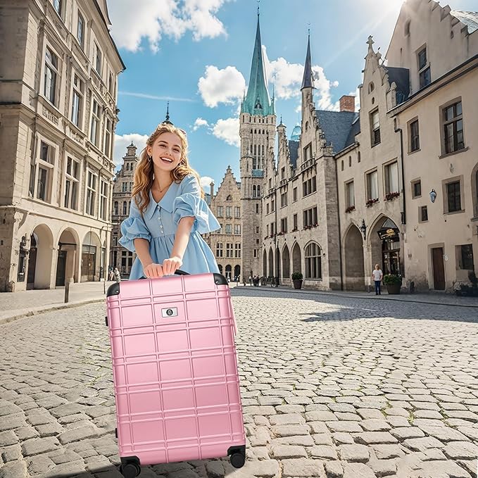 Luggage Sets 4 Piece, ABS PC Lightweight Suitcases - Image 8