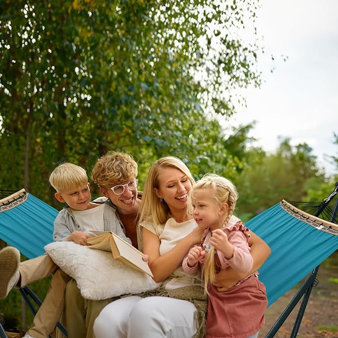 Tranquillo Hammock with Stand Heavy-Duty, Hammock Quick Fold Unfold, Steel - Image 9