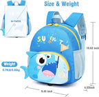 SUN EIGHT Toddler Backpack for Boys 2-4 Small Cute Dinosaur Backpack - Image 3