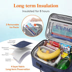 Lifewit Freezable Lunch Box, Insulated Reusable Lunch Bag - Image 2