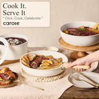 CAROTE 19pcs Pots and Pans Non Stick, Cookware Sets Detachable Handle, - Image 7