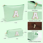 YOOLIFE Initial Makeup Bag for Women Girls - Image 3