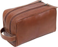 VC VINTAGE COUTURE Leather Toiletry Bag by VCVINTAGECOUTURE
