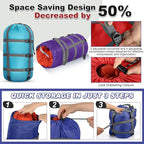 5 Pack Compression Stuff Sack 5 Assorted Size Sleeping Bag Stuff Sack - Image 4