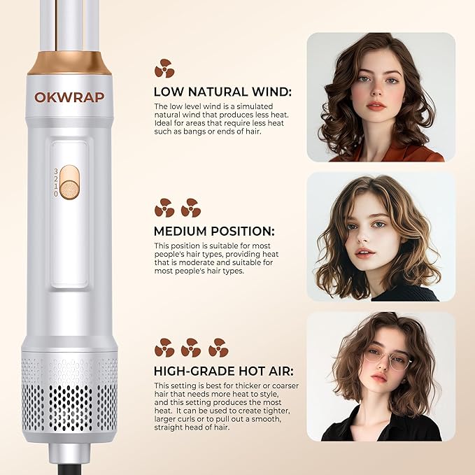 6 in ONE Blow Dryer Brush,Air
