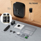 Airversa Smart Waterless Essential Oil Diffuser, 400mL Capacity with 200mL Fragrance Scent Oils, Up to 2000 sq ft Scent Air Machine with 12A1V Power Adapter for Large Room, ANA Black Kit