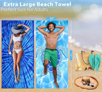 4 Pack Lightweight Thin Beach Towel Oversized 71"x32" Big Extra Large - Image 4
