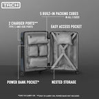 TACH V3.1 Hard Shell Carry On Luggage 20 inch | Carry on Luggage - Image 4