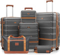 Luggage Sets, Suitcase with Spinner Wheels, PC+ABS Hardshell Travel Luggage Set by Unknown