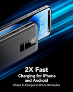 30000mAh Portable Charger LED Display Power Bank Fast Charging QC 3.0& PD - Image 2