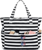 LEDAOU Beach Bag Waterproof Sandproof Women Tote Bag Pool Bag by LEDAOU