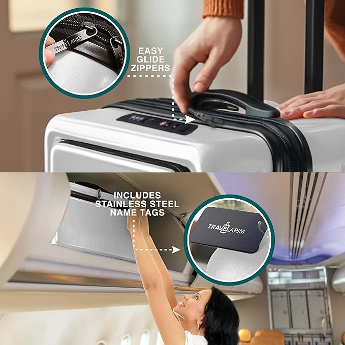 Luggage Sets 3 Piece, 22 Inch Carry on Luggage and 24 Inch Suitcases - Image 9