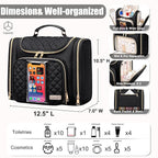 Travel Toiletry Bag for Women, Hanging Toiletry Bag, Bathroom Bag Portable - Image 5