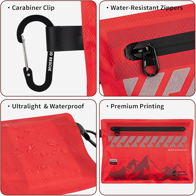 RHINO RESCUE Small First Aid Kit Ultralight Waterproof Medical Kit - Image 4