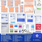 300 PCS First Aid Kit for Home, Businesses, Sports & Outdoor, Premium - Image 4