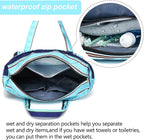 LEDAOU Beach Bag Waterproof Sandproof Women Tote Bag Pool Bag - Image 3