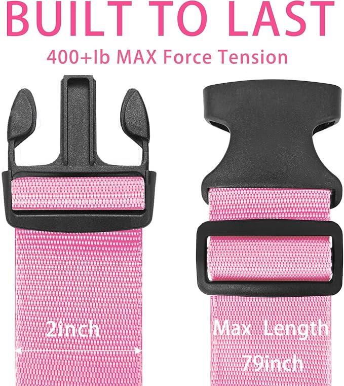 BILIONE Luggage Straps, TSA Approved Add a Bag Premium Accessory - Image 2