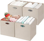 Posprica Storage Cubes, 12×12 Storage Bins, Fabric Drawers Organizer Basket by Posprica