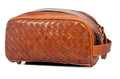10" Premium Leather Toiletry Travel Pouch by AARONLEATHERGOODS%C2%AE