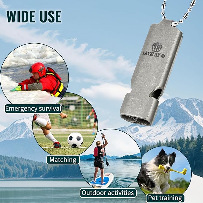 TACRAY Emergency Whistles Lifeguard Safety Whistle - Image 6