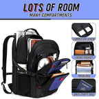 Z-MGKISS Large Travel Backpack for Men, TSA Flight Approved Business Backpack - Image 3