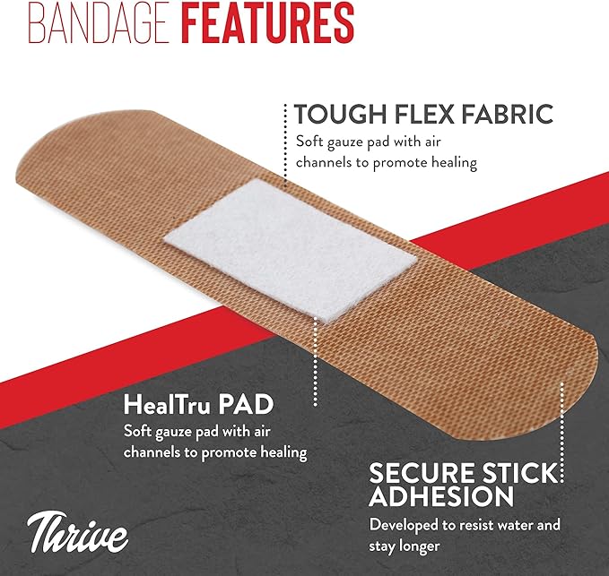 Thrive Adhesive Bandages- Multipack- Fabric - Image 4