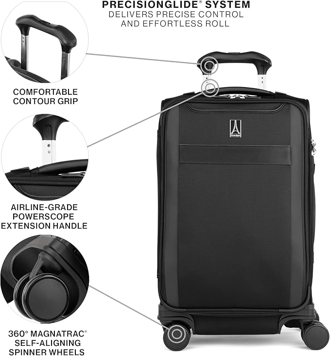 Travelpro VersaPack+ Lightweight Softside Expandable Carry on Luggage, 8 - Image 5