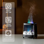 Essential Oil Diffuser for Home, Bedroom Humidifiers, Air Scent Aroma Aromatherapy Ultrasonic Machine Timer Small Mini difusor de Aromas para casa Living Room Office Decor Gifts Fireplace Aurora