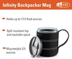GSI Outdoors Infinity Backpacker Mug I Lightweight, BPA-Free Coffee Cup - Image 2