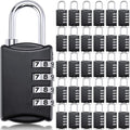 Moxweyeni 30 Pcs 4 Digit Combination Lock Small Combo Luggage Number Locks by Moxweyeni