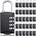 Moxweyeni 30 Pcs 4 Digit Combination Lock Small Combo Luggage Number Locks by Moxweyeni